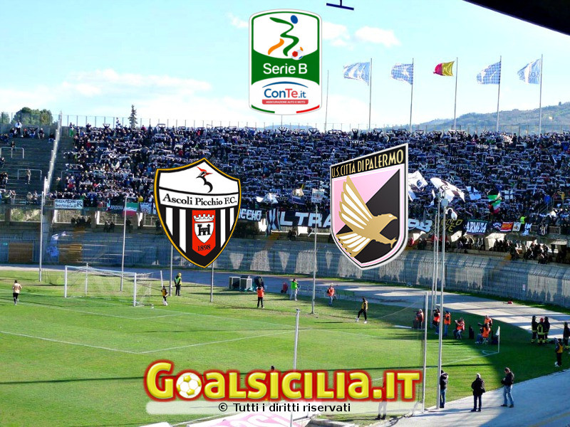 Ascoli-Palermo: 0-0 all'intervallo