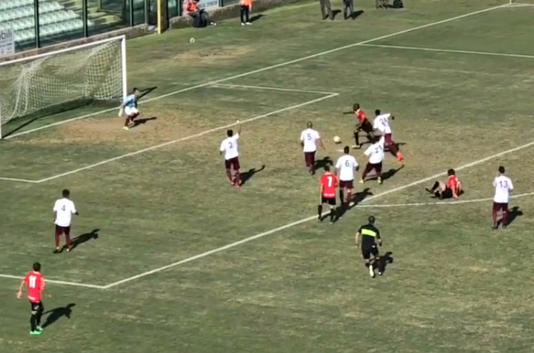 MESSINA-ACIREALE 1-2: i gol (VIDEO)
