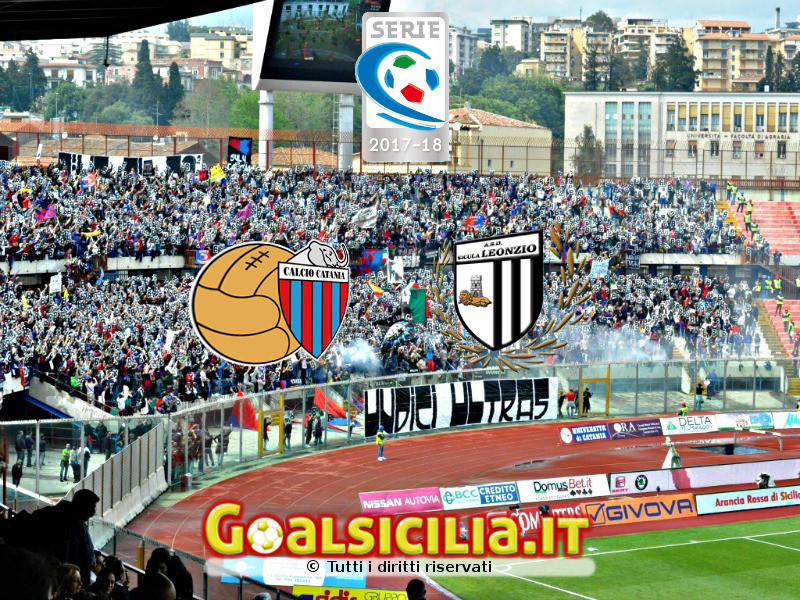 Catania-Sicula Leonzio: all’intervallo è 0-1
