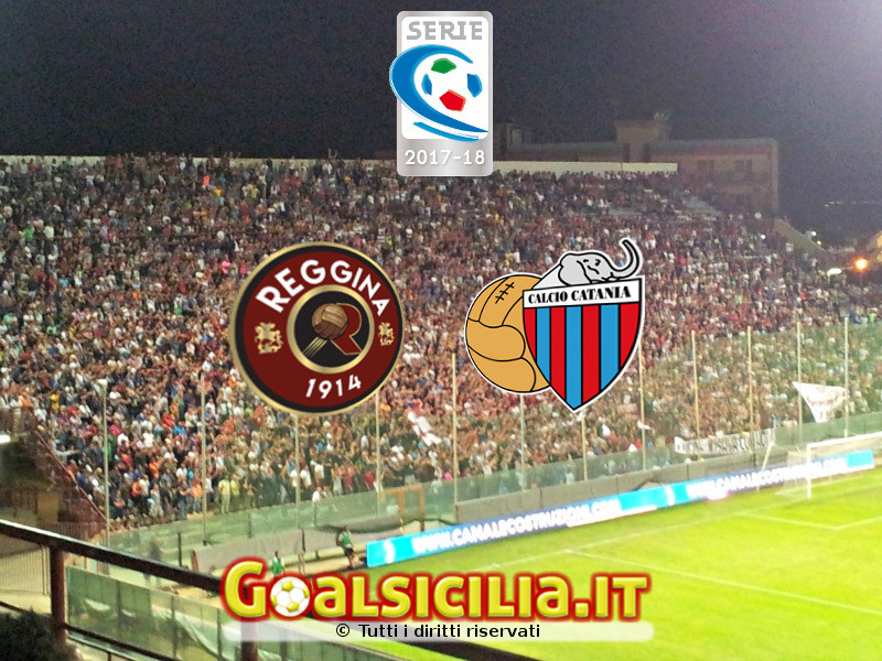 Reggina-Catania: 1-1 all'intervallo