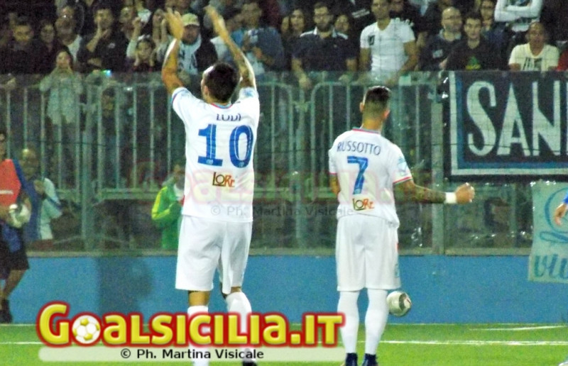 Catania: fastidioso infortunio per Russotto, salterà tre partite
