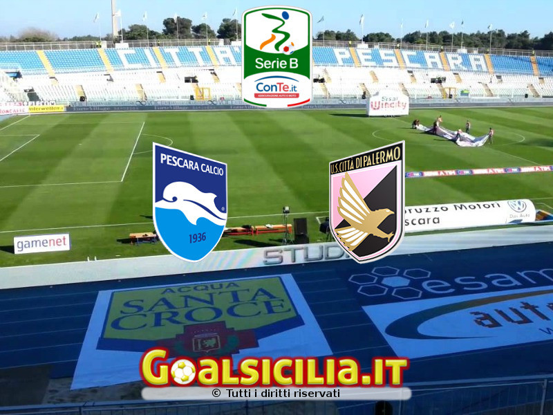 Pescara-Palermo: le formazioni ufficiali