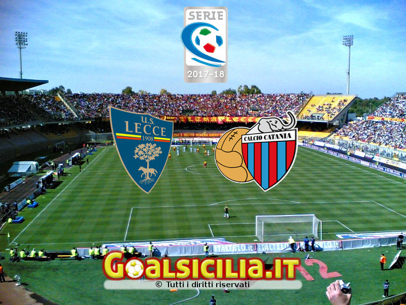 Lecce-Catania: il finale è 1-1