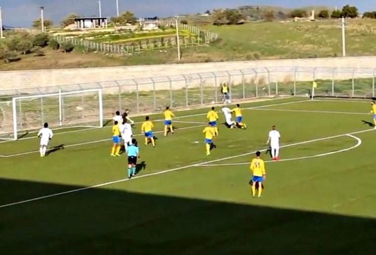 SCORDIA-GIARRE 1-0: il gol di Cassaro (VIDEO)