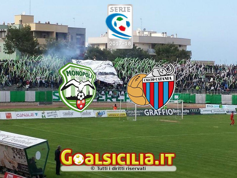 Monopoli-Catania: il finale è 5-0