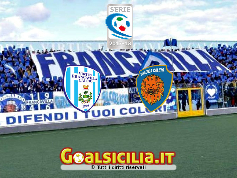 VIRTUS FRANCAVILLA-SIRACUSA 0-0: gli highlights