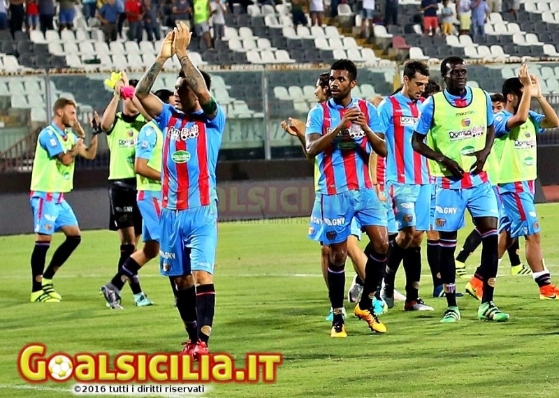Catania-Paganese: 2-1 il finale
