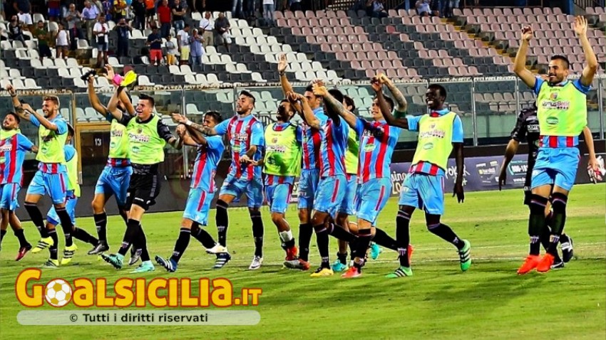Catania-Sicula Leonzio 3-2: il tabellino della gara