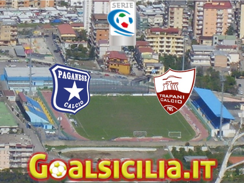 Paganese-Trapani: 1-3 il finale-Il tabellino