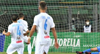 Catania spuntato, Monopoli corsaro-Cronaca e tabellino del match