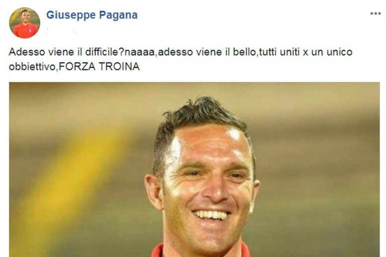 Troina, Pagana: ‘’Ora viene il difficile? No, viene il bello!’’